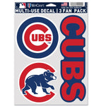 Wholesale-Chicago Cubs Multi Use 3 Fan Pack