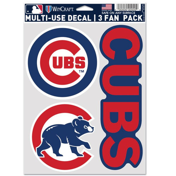 Wholesale-Chicago Cubs Multi Use 3 Fan Pack