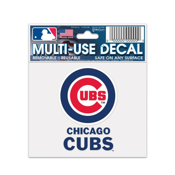 Wholesale-Chicago Cubs Multi-Use Decal 3" x 4"