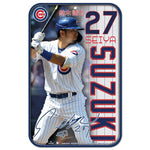 Wholesale-Chicago Cubs Plastic Sign 11" x 17" Seiya Suzuki