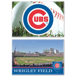 Wholesale-Chicago Cubs Rectangle Magnet, 2pack 2" x 3"