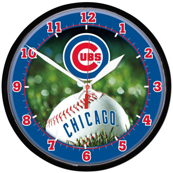 Wholesale-Chicago Cubs Round Wall Clock 12.75"
