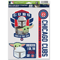 Wholesale-Chicago Cubs / Star Wars Mandalorian Multi Use 3 Fan Pack
