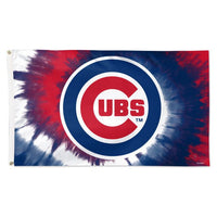 Wholesale-Chicago Cubs Tie Dye Flag - Deluxe 3' X 5'