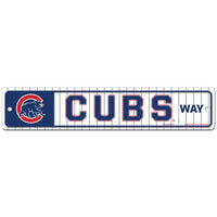 Wholesale-Chicago Cubs Way Street / Zone Sign 3.75" x 19"