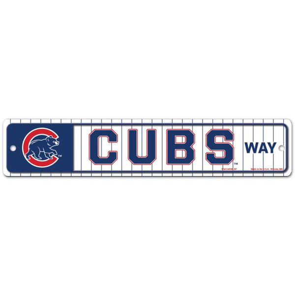 Wholesale-Chicago Cubs Way Street / Zone Sign 3.75" x 19"