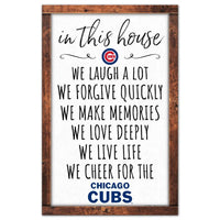 Wholesale-Chicago Cubs Wood Sign 11" x 17" 1/4" thick