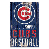 Wholesale-Chicago Cubs Wood Sign 11" x 17" 1/4" thick