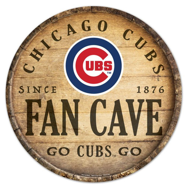 Wholesale-Chicago Cubs Wood Sign 14" Rnd