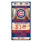 Wholesale-Chicago Cubs Wood Sign 6x12 3/8" thick