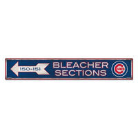 Wholesale-Chicago Cubs Wood Sign 6"x36" 3/8" thick