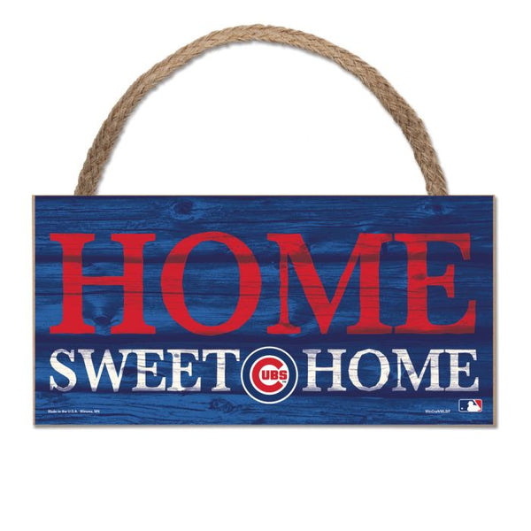 Wholesale-Chicago Cubs Wood Sign w/Rope 5" x 10"