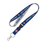 Wholesale-Chicago Cubs heather Lanyard w/detachable buckle 1"