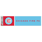 Wholesale-Chicago Fire Bumper Strip 3" x 12"
