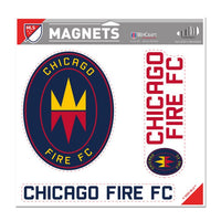 Wholesale-Chicago Fire Vinyl Magnet 11" x 11"