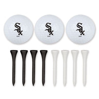 Wholesale-Chicago White Sox 3 Golf Balls w/Tees