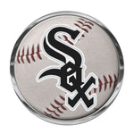 Wholesale-Chicago White Sox Chrome Metal Domed Emblem