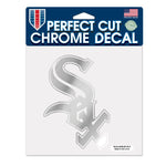 Wholesale-Chicago White Sox Chrome Perfect Cut Decal 6" x 6"