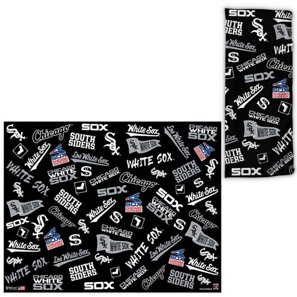 Wholesale-Chicago White Sox / Cooperstown Scatter Print Fan Wraps