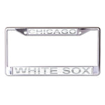 Wholesale-Chicago White Sox FROST Lic Plt Frame S/L Printed