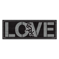 Wholesale-Chicago White Sox LOVE Wood Sign 8"x23" 1/4" thick