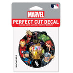 Wholesale-Chicago White Sox / Marvel (c) 2021 MARVEL Perfect Cut Color Decal 4" x 4"