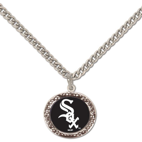 Wholesale-Chicago White Sox Necklace w/Charm FINDING #01656602