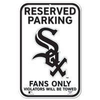 Wholesale-Chicago White Sox Reserved Parking Plastic Sign 11" x 17"