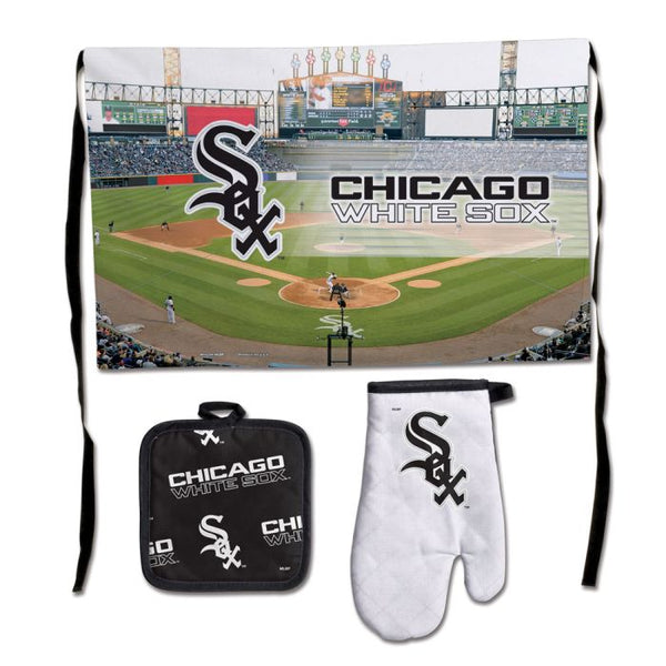 Wholesale-Chicago White Sox / Stadium MLB Barbeque Tailgate Set-Premium