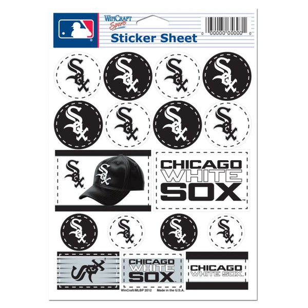Wholesale-Chicago White Sox Vinyl Sticker Sheet 5" x 7"