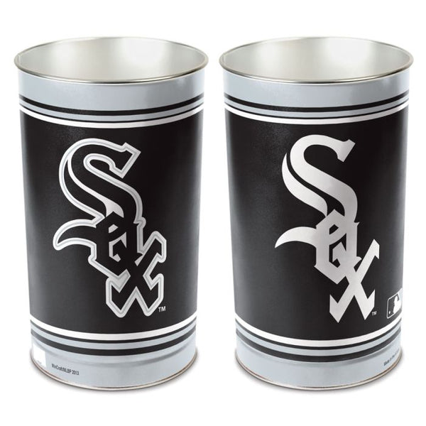 Wholesale-Chicago White Sox Wastebasket - tapered 15"H