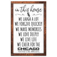 Wholesale-Chicago White Sox Wood Sign 11" x 17" 1/4" thick