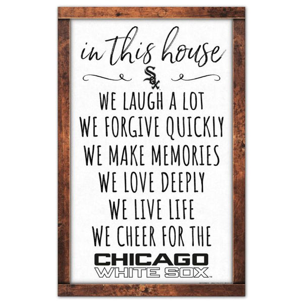 Wholesale-Chicago White Sox Wood Sign 11" x 17" 1/4" thick