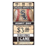 Wholesale-Chicago White Sox Wood Sign 6x12 3/8" thick