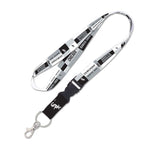 Wholesale-Chicago White Sox color block Lanyard w/detachable buckle 1"