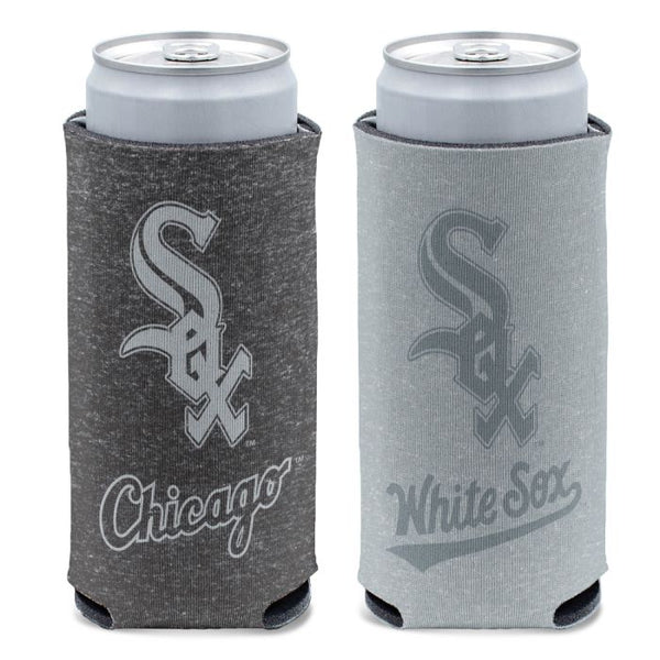 Wholesale-Chicago White Sox colored heather 12 oz Slim Can Cooler