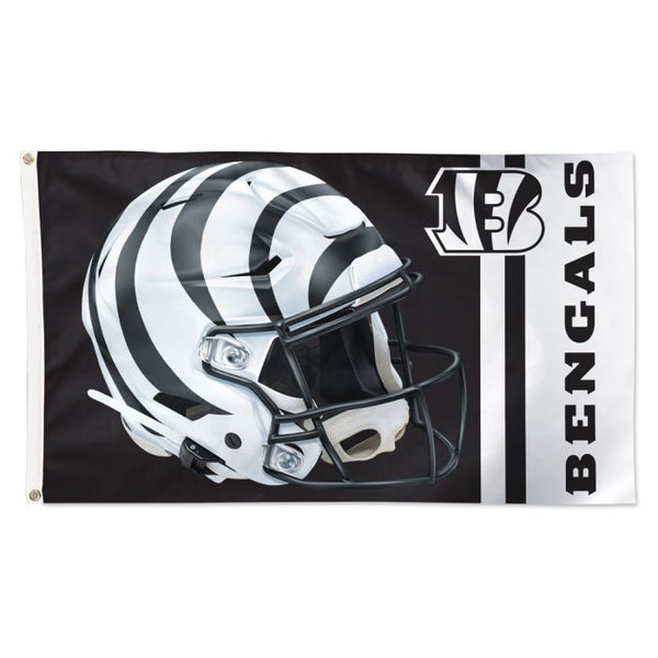 Wholesale-Cincinnati Bengals Alternate Helmet Flag - Deluxe 3' X 5'