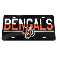 Wholesale-Cincinnati Bengals COLOR DUO Specialty Acrylic License Plate