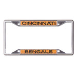 Wholesale-Cincinnati Bengals GLITTER BACKGROUND Lic Plt Frame S/S Printed