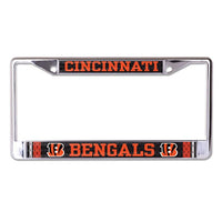 Wholesale-Cincinnati Bengals Lic Plt Frame S/L Printed