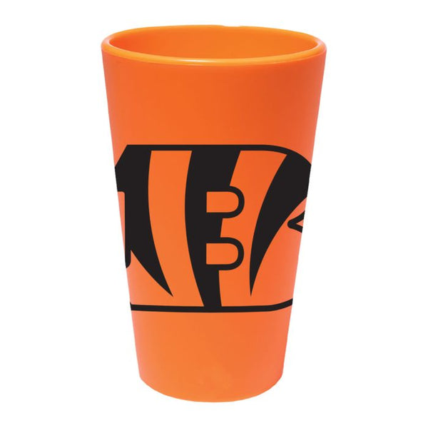 Wholesale-Cincinnati Bengals Orange 16 oz Silicone Pint Glass