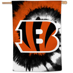 Wholesale-Cincinnati Bengals Tie Dye Vertical Flag 28" x 40"