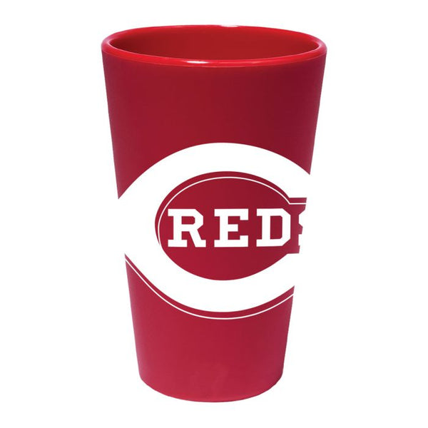 Wholesale-Cincinnati Reds 16 oz Silicone Pint Glass