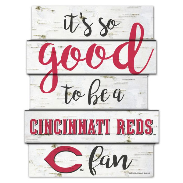 Wholesale-Cincinnati Reds Birch Wood Sign 11"X14"