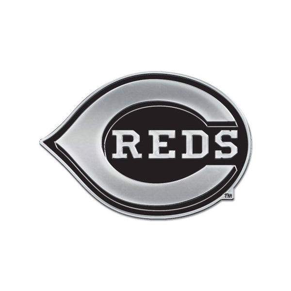 Wholesale-Cincinnati Reds Chrome Free Form Auto Emblem