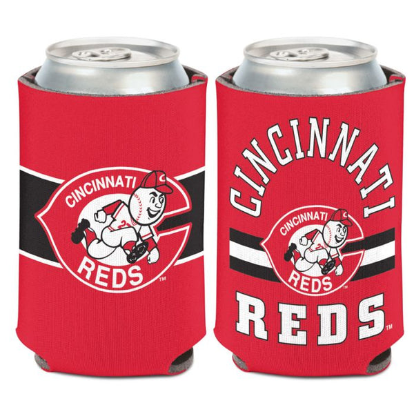 Wholesale-Cincinnati Reds / Cooperstown STRIPE Can Cooler 12 oz.