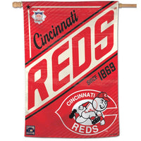 Wholesale-Cincinnati Reds / Cooperstown Vertical Flag 28" x 40"