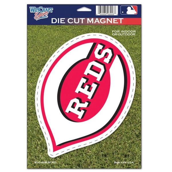 Wholesale-Cincinnati Reds Die Cut Logo Magnet 6.25" x 9"