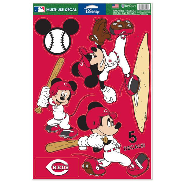 Wholesale-Cincinnati Reds / Disney MICKEY Multi-Use Decal 11" x 17"