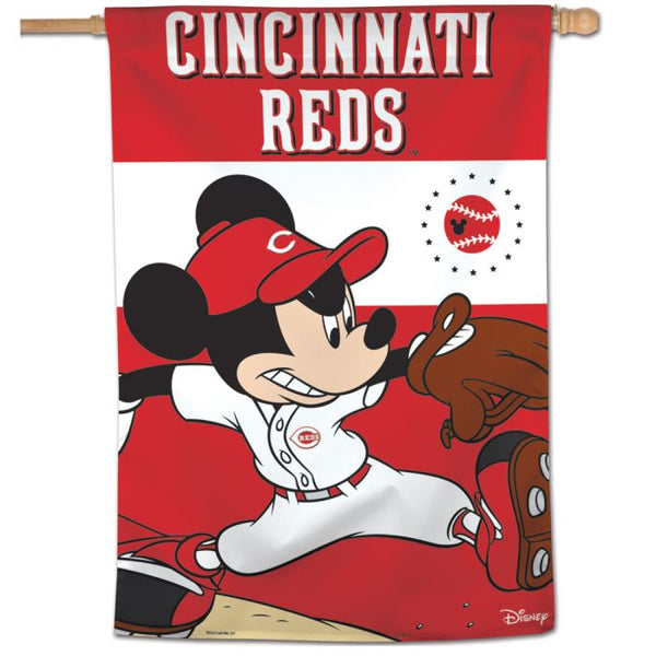 Wholesale-Cincinnati Reds / Disney Vertical Flag 28" x 40"